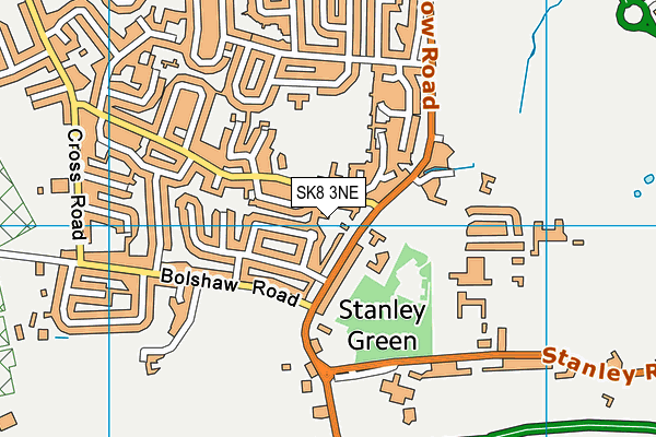 SK8 3NE map - OS VectorMap District (Ordnance Survey)