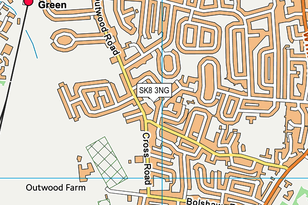 SK8 3NG map - OS VectorMap District (Ordnance Survey)