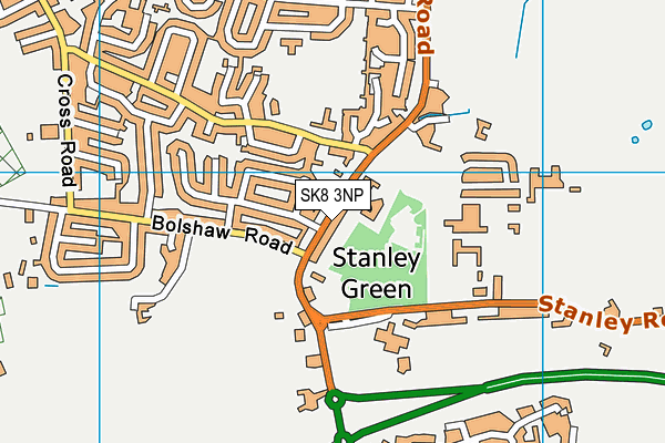 SK8 3NP map - OS VectorMap District (Ordnance Survey)