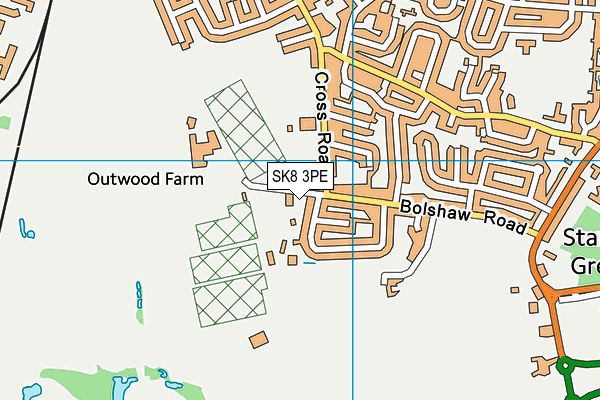 Nixons Arena map (SK8 3PE) - OS VectorMap District (Ordnance Survey)