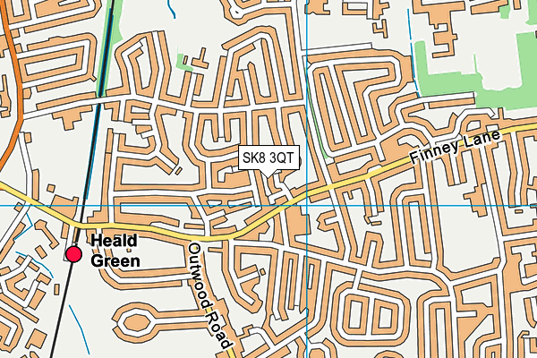 SK8 3QT map - OS VectorMap District (Ordnance Survey)