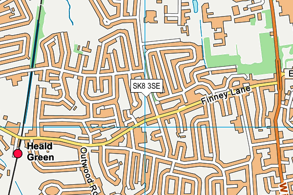 SK8 3SE map - OS VectorMap District (Ordnance Survey)