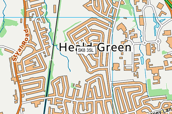 SK8 3SL map - OS VectorMap District (Ordnance Survey)