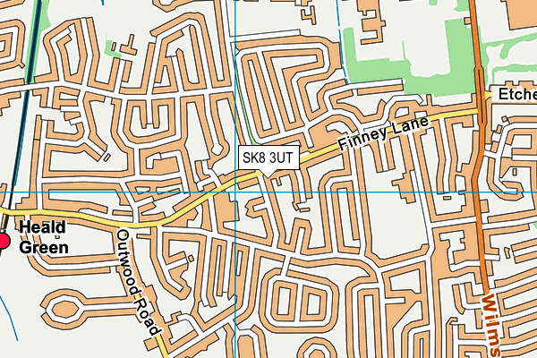 SK8 3UT map - OS VectorMap District (Ordnance Survey)