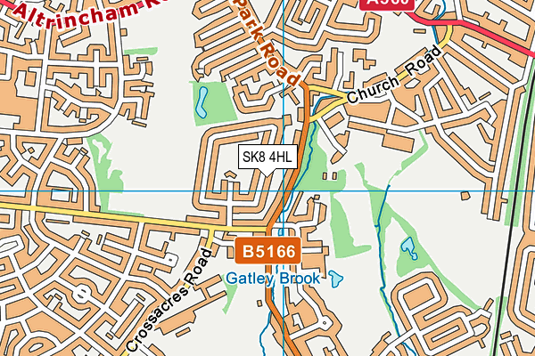 SK8 4HL map - OS VectorMap District (Ordnance Survey)