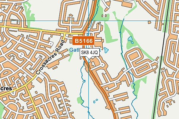 SK8 4JQ map - OS VectorMap District (Ordnance Survey)