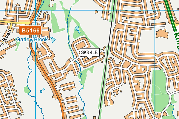 SK8 4LB map - OS VectorMap District (Ordnance Survey)