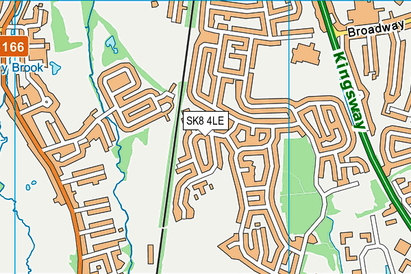 SK8 4LE map - OS VectorMap District (Ordnance Survey)