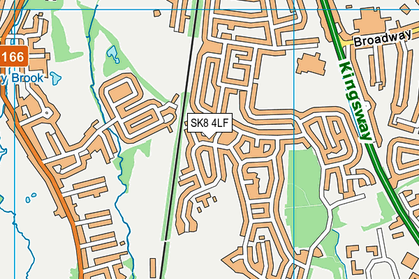 SK8 4LF map - OS VectorMap District (Ordnance Survey)
