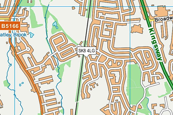 SK8 4LG map - OS VectorMap District (Ordnance Survey)