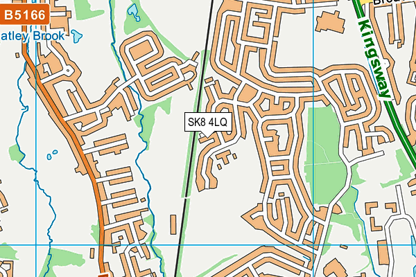 SK8 4LQ map - OS VectorMap District (Ordnance Survey)