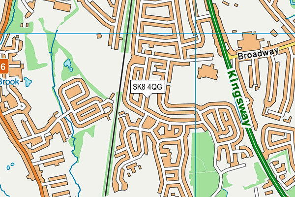 SK8 4QG map - OS VectorMap District (Ordnance Survey)