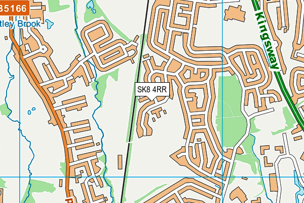Lum Head Primary School map (SK8 4RR) - OS VectorMap District (Ordnance Survey)