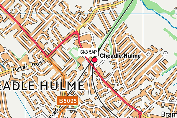 SK8 5AP map - OS VectorMap District (Ordnance Survey)