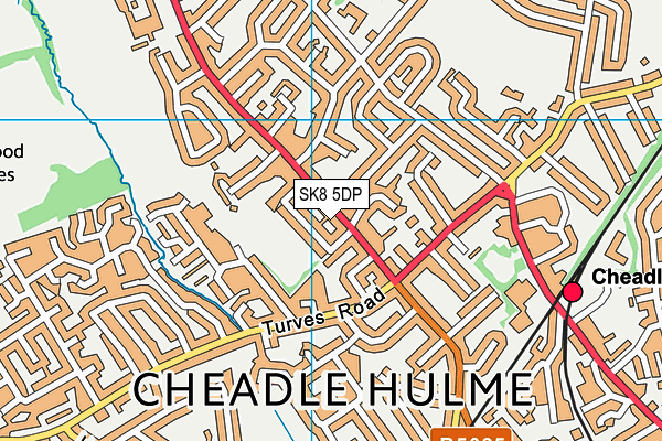 SK8 5DP map - OS VectorMap District (Ordnance Survey)