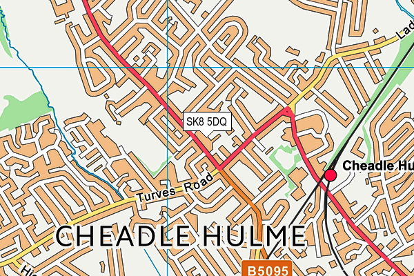 SK8 5DQ map - OS VectorMap District (Ordnance Survey)