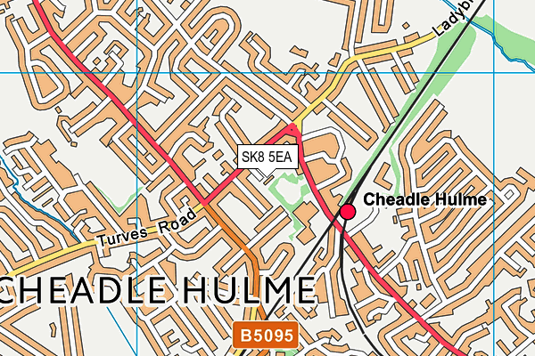 SK8 5EA map - OS VectorMap District (Ordnance Survey)