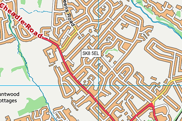 SK8 5EL map - OS VectorMap District (Ordnance Survey)