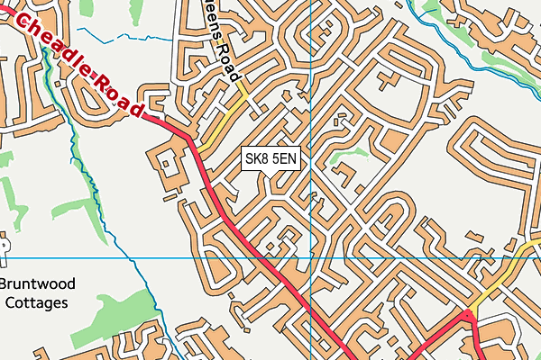 SK8 5EN map - OS VectorMap District (Ordnance Survey)