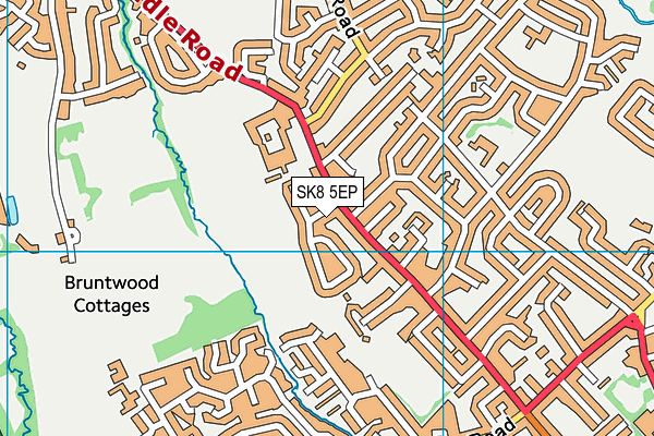 SK8 5EP map - OS VectorMap District (Ordnance Survey)