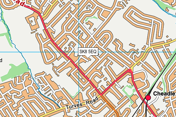 SK8 5EQ map - OS VectorMap District (Ordnance Survey)