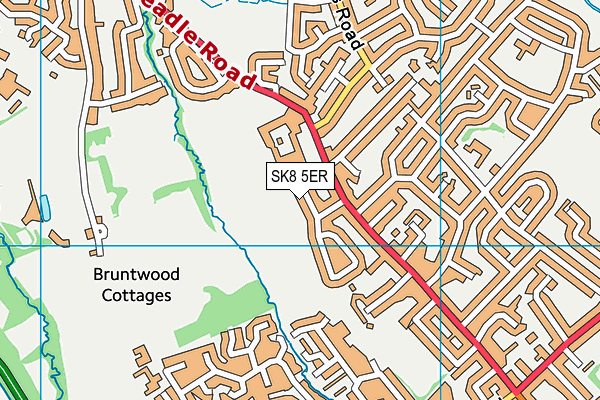 SK8 5ER map - OS VectorMap District (Ordnance Survey)