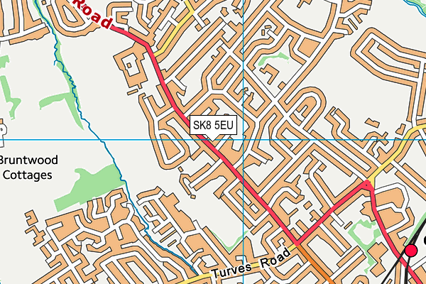 SK8 5EU map - OS VectorMap District (Ordnance Survey)