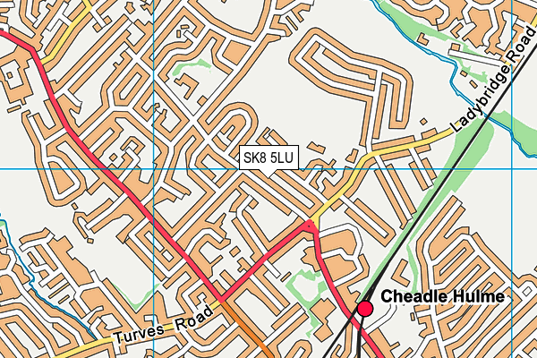 SK8 5LU map - OS VectorMap District (Ordnance Survey)