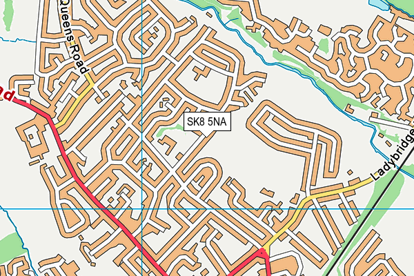 SK8 5NA map - OS VectorMap District (Ordnance Survey)