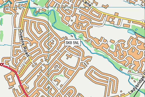 SK8 5NL map - OS VectorMap District (Ordnance Survey)