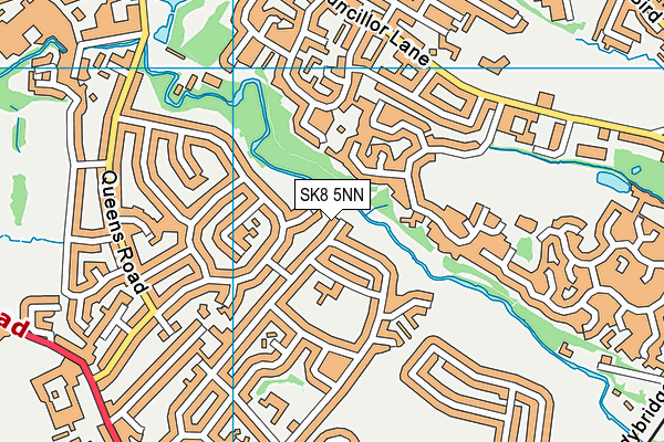 SK8 5NN map - OS VectorMap District (Ordnance Survey)