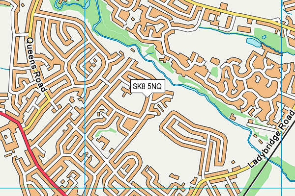 SK8 5NQ map - OS VectorMap District (Ordnance Survey)