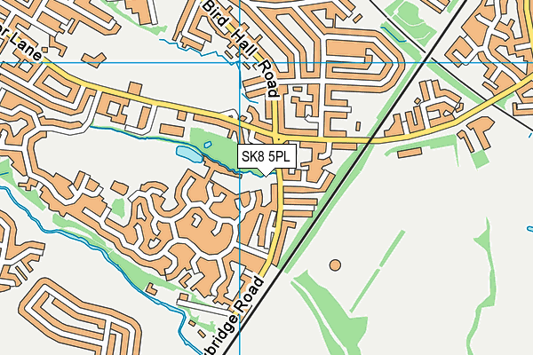 SK8 5PL map - OS VectorMap District (Ordnance Survey)