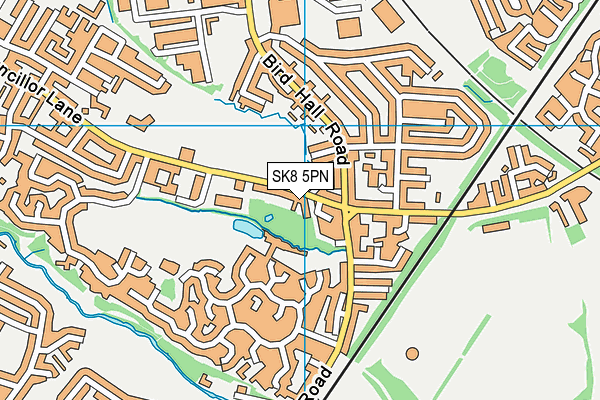SK8 5PN map - OS VectorMap District (Ordnance Survey)