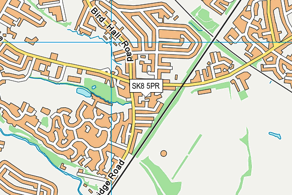 SK8 5PR map - OS VectorMap District (Ordnance Survey)
