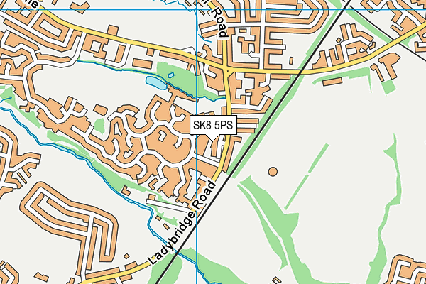 SK8 5PS map - OS VectorMap District (Ordnance Survey)