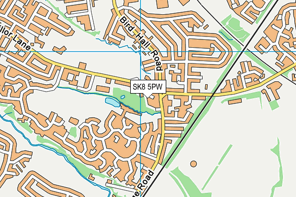 SK8 5PW map - OS VectorMap District (Ordnance Survey)