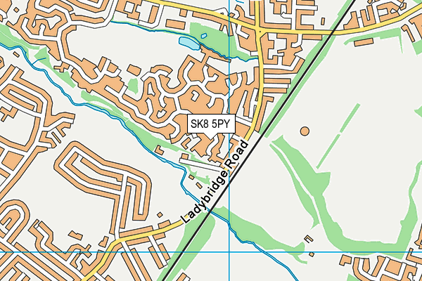 SK8 5PY map - OS VectorMap District (Ordnance Survey)