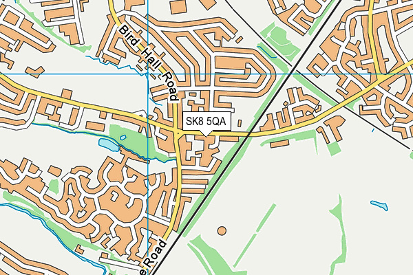 SK8 5QA map - OS VectorMap District (Ordnance Survey)