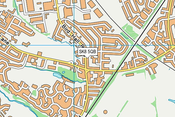 SK8 5QB map - OS VectorMap District (Ordnance Survey)