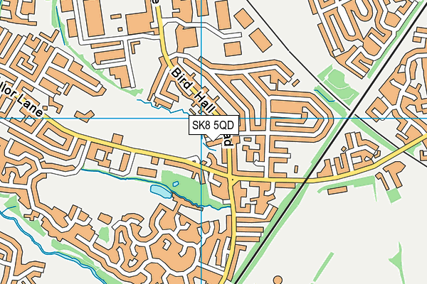 SK8 5QD map - OS VectorMap District (Ordnance Survey)