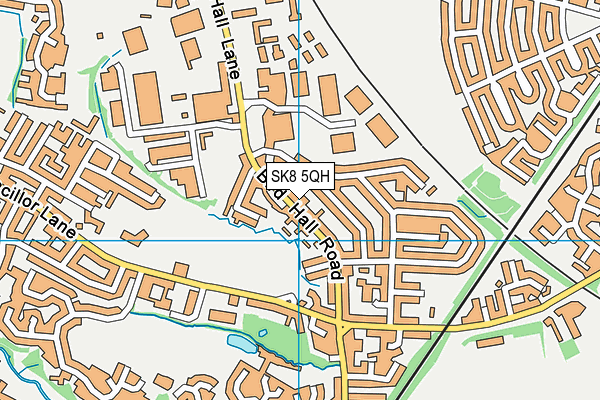 SK8 5QH map - OS VectorMap District (Ordnance Survey)