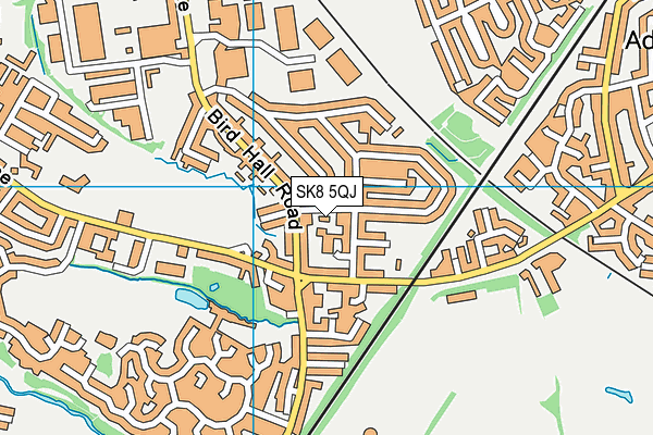 SK8 5QJ map - OS VectorMap District (Ordnance Survey)