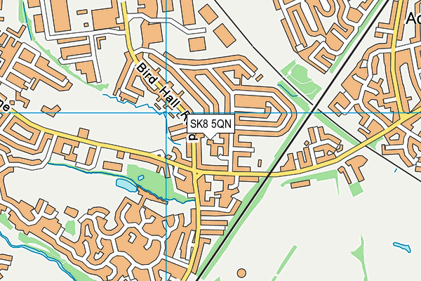 SK8 5QN map - OS VectorMap District (Ordnance Survey)