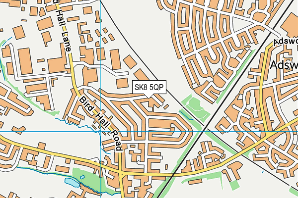 SK8 5QP map - OS VectorMap District (Ordnance Survey)