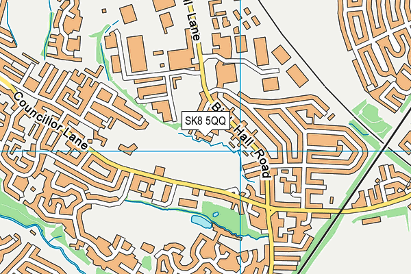 SK8 5QQ map - OS VectorMap District (Ordnance Survey)