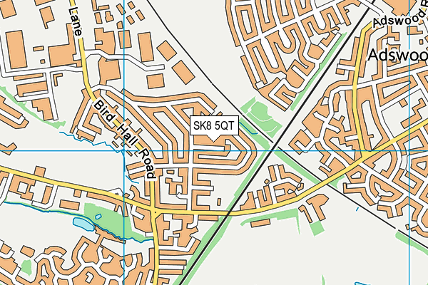 SK8 5QT map - OS VectorMap District (Ordnance Survey)