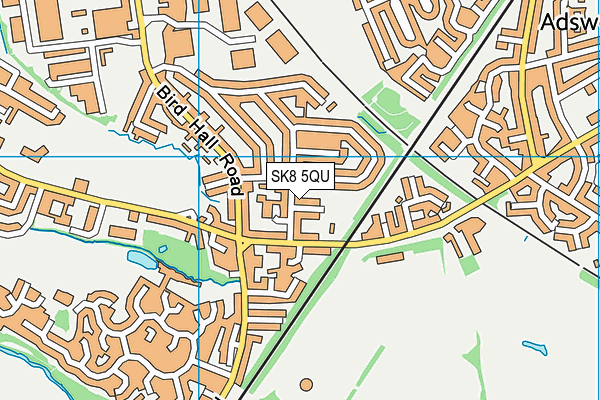 SK8 5QU map - OS VectorMap District (Ordnance Survey)