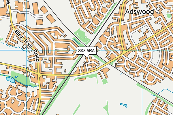SK8 5RA map - OS VectorMap District (Ordnance Survey)