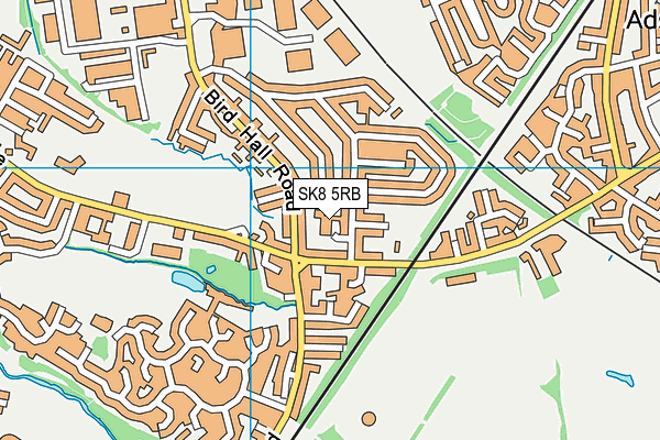 SK8 5RB map - OS VectorMap District (Ordnance Survey)